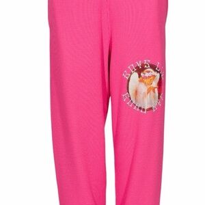 BOYS LIE GOODBYE AGAIN THERMAL MAC SLIM SWEATPANTS SIZE XS